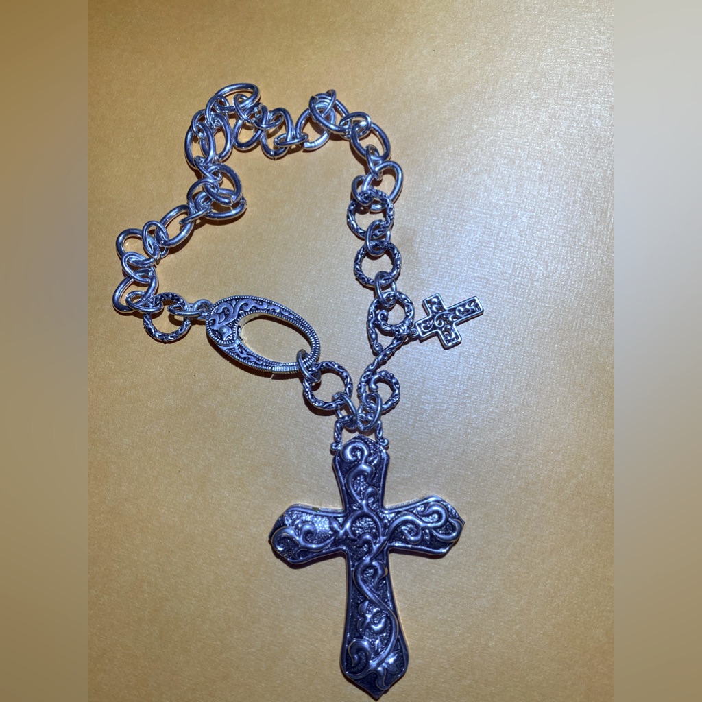 Silver Cross Necklace